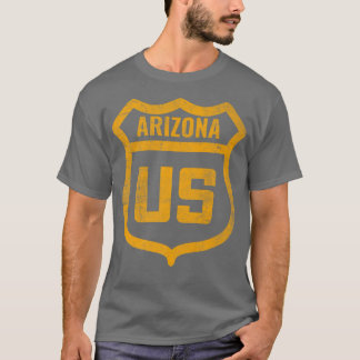 Arizona - Amerikaanse snelweg met een slecht weer T-shirt