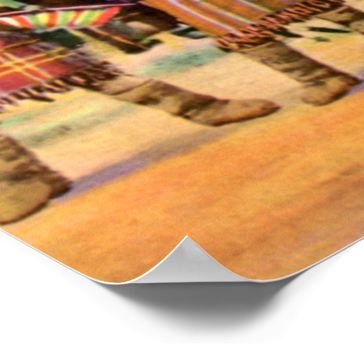 Arizona Apache Indians Devil Dance Poster (Hoek)