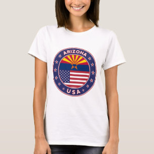 Arizona, Arizona sticker, Verenigde Staten T-shirt