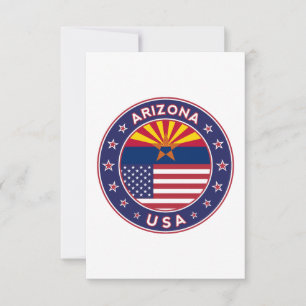 Arizona, Arizona t-shirt, Arizona poster, sticker Kaart