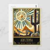 Arizona | Art. Deco Briefkaart (Voorkant / Achterkant)