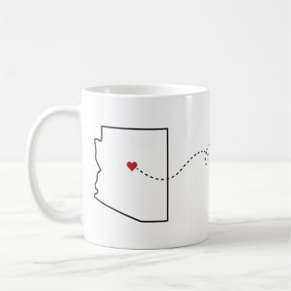 Arizona au Minnesota - Heart2Heart Coffee Mug