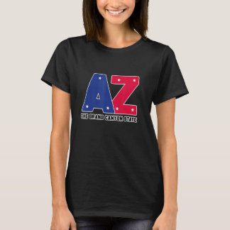 Arizona AZ Retro American Flags Pride T-shirt