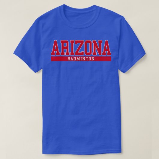 Arizona Badminton T-shirt (Design voorkant)
