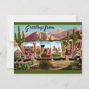 Arizona Begroetingsansichtkaart Briefkaart