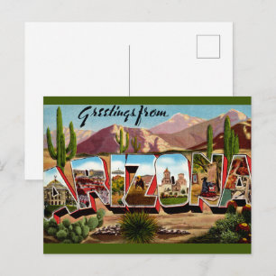 Arizona Begroetingsansichtkaart Briefkaart