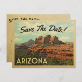 Arizona bewaart de  Briefkaarten Datum (Voorkant / Achterkant)