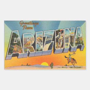 Arizona, blad van 4 stickers van Arizona