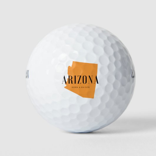 Arizona Born & Raised Golfballen (Voorkant)