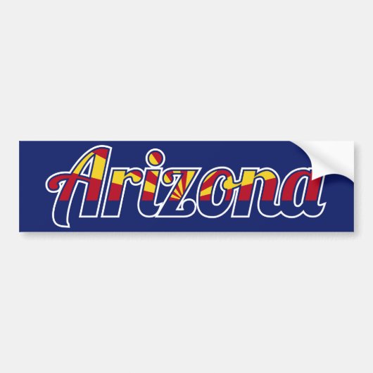 Arizona Bumpersticker (Voorkant)