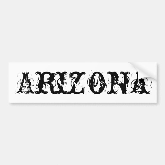 Arizona Bumpersticker (Voorkant)