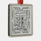 Arizona Buzz Words Metalen Ornament (Rechts)