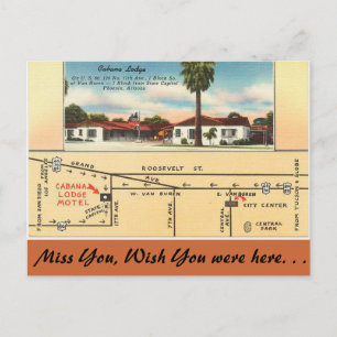 Arizona, Cabana Lodge Briefkaart