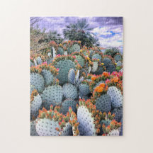 Arizona Cacti Jigzaag Puzzle