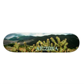 Arizona Cactus en Mountains Photo Skateboard Deck