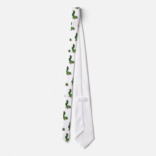 Arizona Cactus en Skull stropdas (Achterkant)