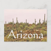 Arizona Cactus Landschap Briefkaart (Voorkant)