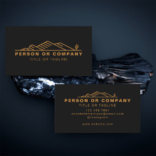 Arizona cactus landschapsarchitectuur of onroerend visitekaartje