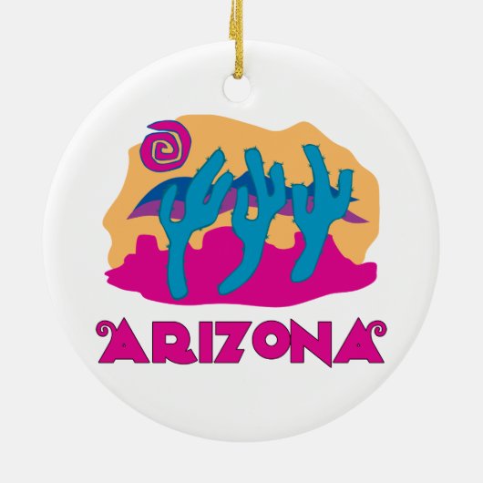 Arizona Cactus Ornament (Achterkant)