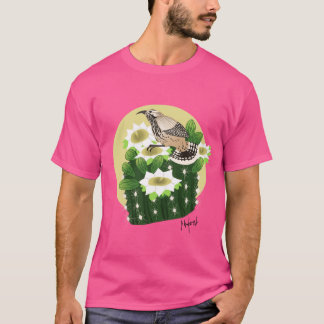 Arizona Cactus Wren en Saguaro Cactus oversized T-shirt