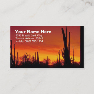 Arizona California Calling Card Contactkaartje
