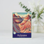 Arizona | Carte postale ombragée style Anime (Debout devant)