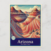 Arizona | Carte postale ombragée style Anime (Devant)