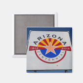 Arizona Centennial Sign Magnet Magneet (Voorkant / Achterkant)