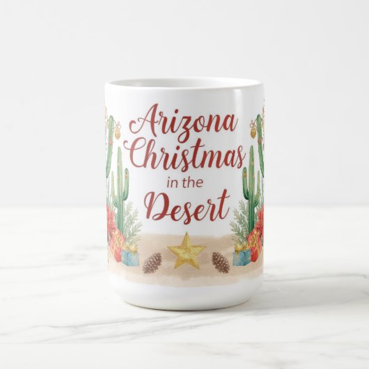 Arizona Christmas In desert  Koffiemok (Center)