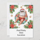 Arizona Christmas themed Pool Party Kaart (Voorkant)