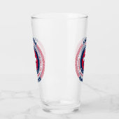 Arizona Circular Typography Design Glas (Links)