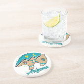 Arizona Clan Native American Bear Dessous de verre (Côté)