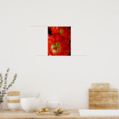 Arizona Claret Cup Cactus Red Oranje Flowers Poster (Keuken)