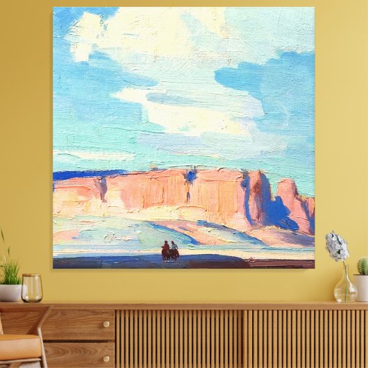 Arizona Clouds van Edgar Payne Canvas Afdruk (Insitu (Woonkamer))