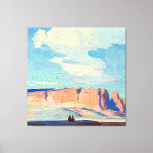 Arizona Clouds van Edgar Payne Canvas Afdruk