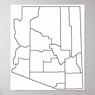 Arizona County's Blank overzicht
