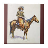 Arizona Cowboy Remington Tegel Tegeltje (Voorkant)