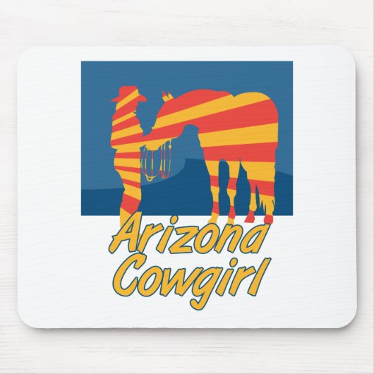 Arizona CowGirl Muismat (Voorkant)