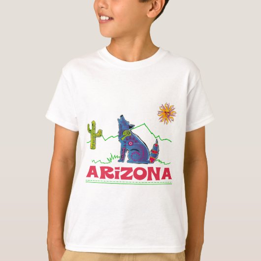 Arizona Coyote Howl T-shirt (Voorkant)