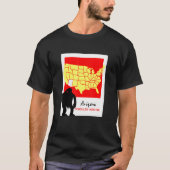 Arizona Cryptid Home van de Mogollon Monster T-shirt (Voorkant)