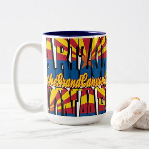 Arizona de Grand Canyon-staat Tweekleurige Koffiemok