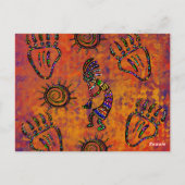 Arizona Desert Art Briefkaart (Achterkant)