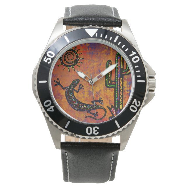 Arizona Desert Art Horloge (Voorkant)