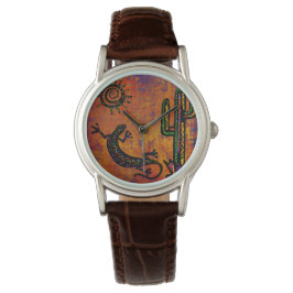 Arizona Desert Art Horloge