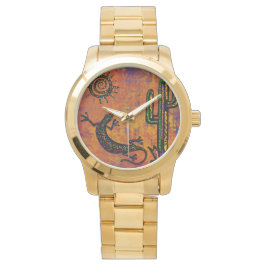 Arizona Desert Art Horloge