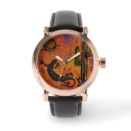 Arizona Desert Art Horloge