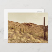 Arizona Desert Briefkaart (Voorkant / Achterkant)