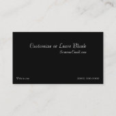 Arizona Desert Cactus Sunset Carte de visite (Dos)