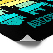 Arizona Desert Cactus Sunset Trip Kids  Poster (Hoek)