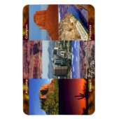 Arizona Desert Collage Magneet (Verticaal)